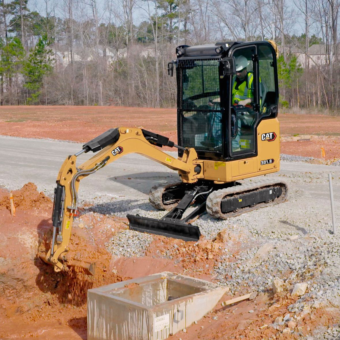 Minibagger CAT 301.8 mit 2 Tonnen